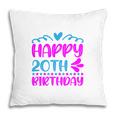 Happy 20Th Birthday With Many Memories Since I Was Born In 2002 Pillow