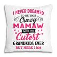 Mamaw Grandma Gift I Never Dreamed I’D Be This Crazy Mamaw Pillow
