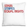 Messy Bun American Flag Pro Choice Star Stripes Equal Right V3 Pillow