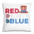 Red White Blue American Flag 4Th Of July Funny Gift Mom Dad Pillow
