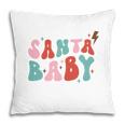 Retro Christmas Santa Baby Retro Santa Holidays Pillow