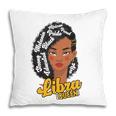 Womens Libra Queen Born In October Gift Birthday Astrology Pillow