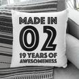 19Th Birthday Gift For Her Women 19 Years Old Daughter 2002 Ver2 Pillow