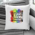 1St Grade Teacher Crayon Colorful Teacher Gift Pillow