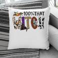 Black Cat 100 That Witch Spooky Halloween Costume Leopard Pillow