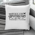 Black Cat Apothecary Est 1645 Powders And Llixers Halloween Pillow