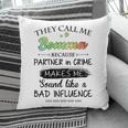 Bomma Grandma Gift They Call Me Bomma Because Partner In Crime Pillow