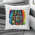 Colorful Bad Moms Club Vintage Mothers Day Pillow