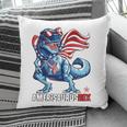 Dinosaur American Flag 4Th Of July Amerisaurusrex Essential Pillow