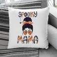 Funny Spooky Skull Witch Mom Halloween Spooky Mama Halloween Pillow