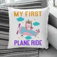 Kids First Time Flying My First Airplane Ride Boys Girls Pillow