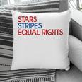 Messy Bun American Flag Pro Choice Star Stripes Equal Right V3 Pillow