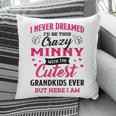 Minny Grandma Gift I Never Dreamed I’D Be This Crazy Minny Pillow