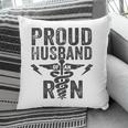 Proud Husband Of An Rn Nurse Frontline Healthcare Hero Pillow