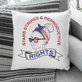 Retro Pro Choice Feminist Stars Stripes Reproductive Rights Pillow