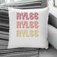 Rylee Gift Name Personalized Retro Vintage 80S 90S Birthday Pillow