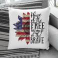 Sunflower Home Of The Free Because Of The Brave 4Th Of July V2 Pillow