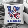 Womens Granny Love Usa Flag Grandma 4Th Of July Family Matching Pillow