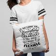 As Long As Everything Is Exactly The Way I Want It Im Totally Flexible Sarcastic Funny Quote Black Color Pillow