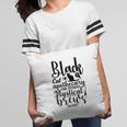 Black Cat Apothecary Fine Potions Mystical Brews Halloween Pillow