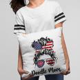 Doodle Mom Happy 4Th Of July American Flag Day Pillow