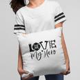 Firefighter Love My Hero Black Graphic Meaningful Job Pillow