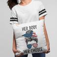 Her Body Her Choice Messy Bun Us Flag Feminist Pro Choice Pillow