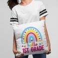 Kids First Day Of School Girls Back To School Hello First Grade Pillow