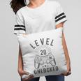 Level 20 Unlocked Simple Gamer 20Th Birthday 20 Years Old Pillow