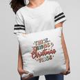 Retro Christmas Thick Thighs And Holiday Vibes Pillow