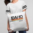 Retro Vintage Stripes Idaho Gift & Souvenir Pillow