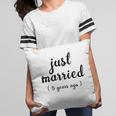 Wedding Anniversary Gift Just Married 5 Years Ago V2 Pillow