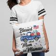 Women 4Th July American Flag Patriotic Blessed Mom Mamaw Pillow