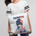 Womens Patriotic Pregnant Af Baby Reveal 4Th Of July Pregnancy V2 Pillow