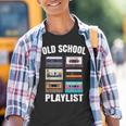 80Er 90Er Mixtape Playlist Kassette Oldschool Kinder Tshirt