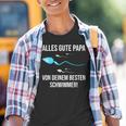 Alles Gute Papaon Dein Besten Schwimmer Kinder Tshirt