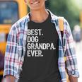 Best Dog Grandpa Ever Cool Camiseta niño