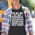 Binokel Card Game Binocular Player Benoggel Schwabe Benogl Kinder Tshirt