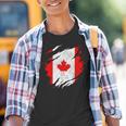 Canada Canadian Flag Vintage Kinder Tshirt