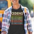 Cedeno Family Name Cedeno Last Name Team Youth T-shirt