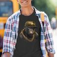 Cool Gorilla Rapper Hip Hop Gangster Kinder Tshirt