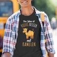 Das Leben Ist Besser Mit Kamelen Kinder Tshirt