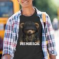 Desmiregal Des Mir Egal Teddy Slogan Kinder Tshirt