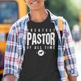El Mejor Pastor De Todos Los Tiempos Día De Los Pastores 1 Mejor Cabra Pastor Camiseta niño