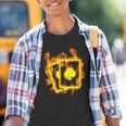 Feu As De Pique Flammes Jeu De Cartes Poker Youth T-shirt