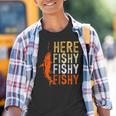 Fishing Komm Her Fischi S Kinder Tshirt