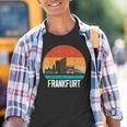 Frankfurt Skyline Retro Vintage Souvenir Frankfurt Kinder Tshirt