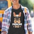 Frenchie Dad French Bulldog Dad Kinder Tshirt
