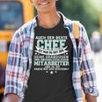 Auch Der Beste Chef Ist Nur So Gut Seine Mitarbeiter Kinder Tshirt