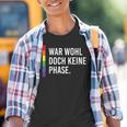 Homo Cool Lgbt Gay War Wohl Doch Keine Phase Kinder Tshirt